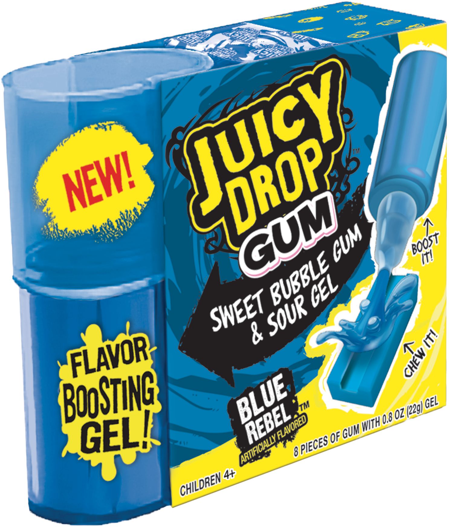 Topps Juicy Drop Gum Front_Three_Fourths_Angled_Right