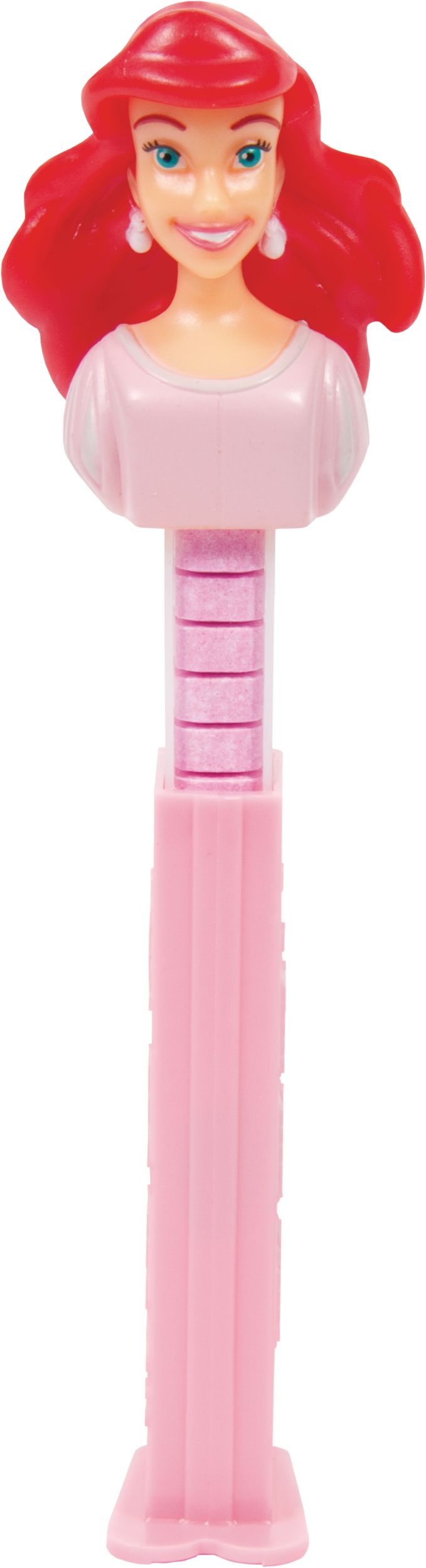 Distributeur PEZ Princesses Disney Il était une fois Belle, raisin, bonbon dur, jaune, 16 g, pour fête d'anniversaire/cadeau-surprise Front_Flat