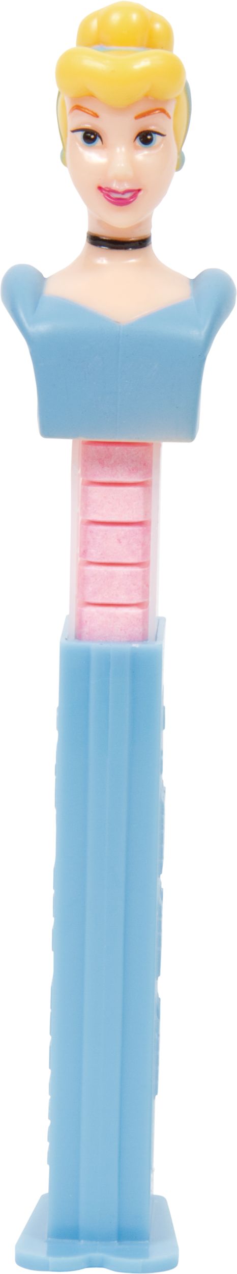 Distributeur PEZ Princesses Disney Il était une fois Belle, raisin, bonbon dur, jaune, 16 g, pour fête d'anniversaire/cadeau-surprise Front_Flat