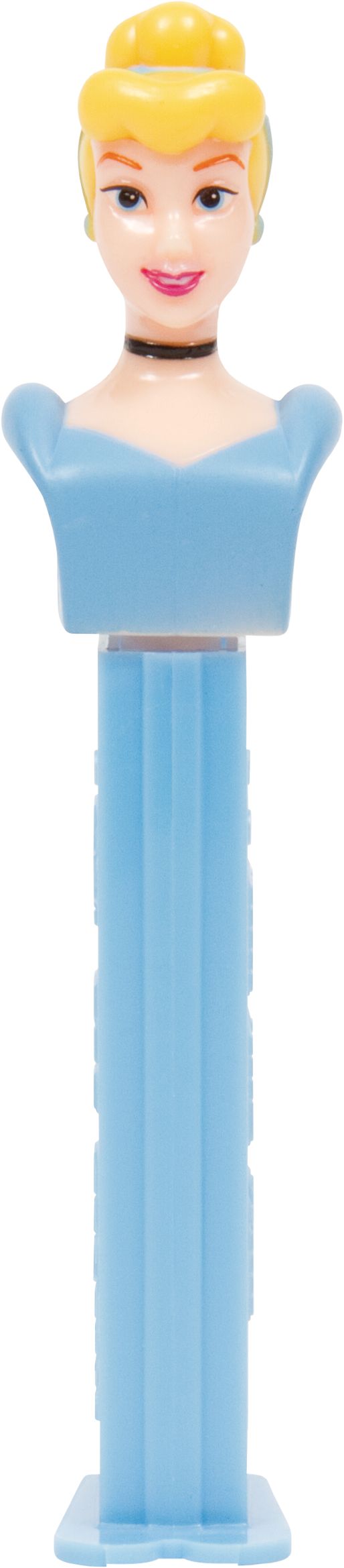 Distributeur PEZ Princesses Disney Il était une fois Belle, raisin, bonbon dur, jaune, 16 g, pour fête d'anniversaire/cadeau-surprise Front_Flat