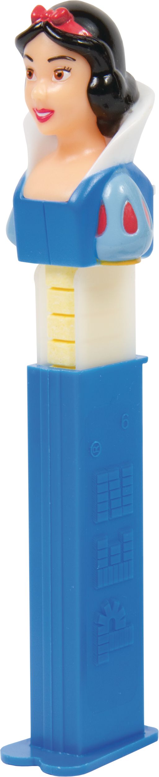 Distributeur PEZ Princesses Disney Il était une fois Belle, raisin, bonbon dur, jaune, 16 g, pour fête d'anniversaire/cadeau-surprise Front_Three_Fourths_Angled_Left