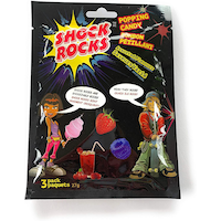Shock Rocks Popping Candy, Assorted Fruits, Multi-Coloured, 3-pk, Hard Candy, for Birthday/Party Favour Front_Flat