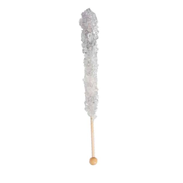 Rock Candy Crystal Stick, Blackberry, Silver, Hard Candy, for Birthday/Party Favour Candy Front_Flat