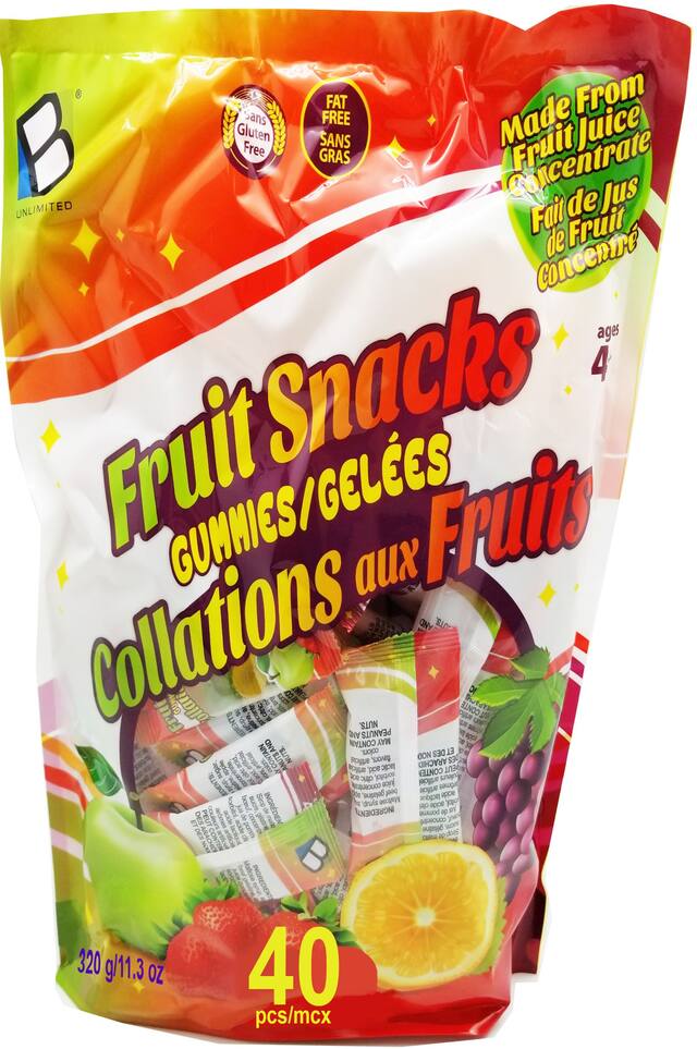 Gummy Fruit Snacks, 60-pc Front_Flat