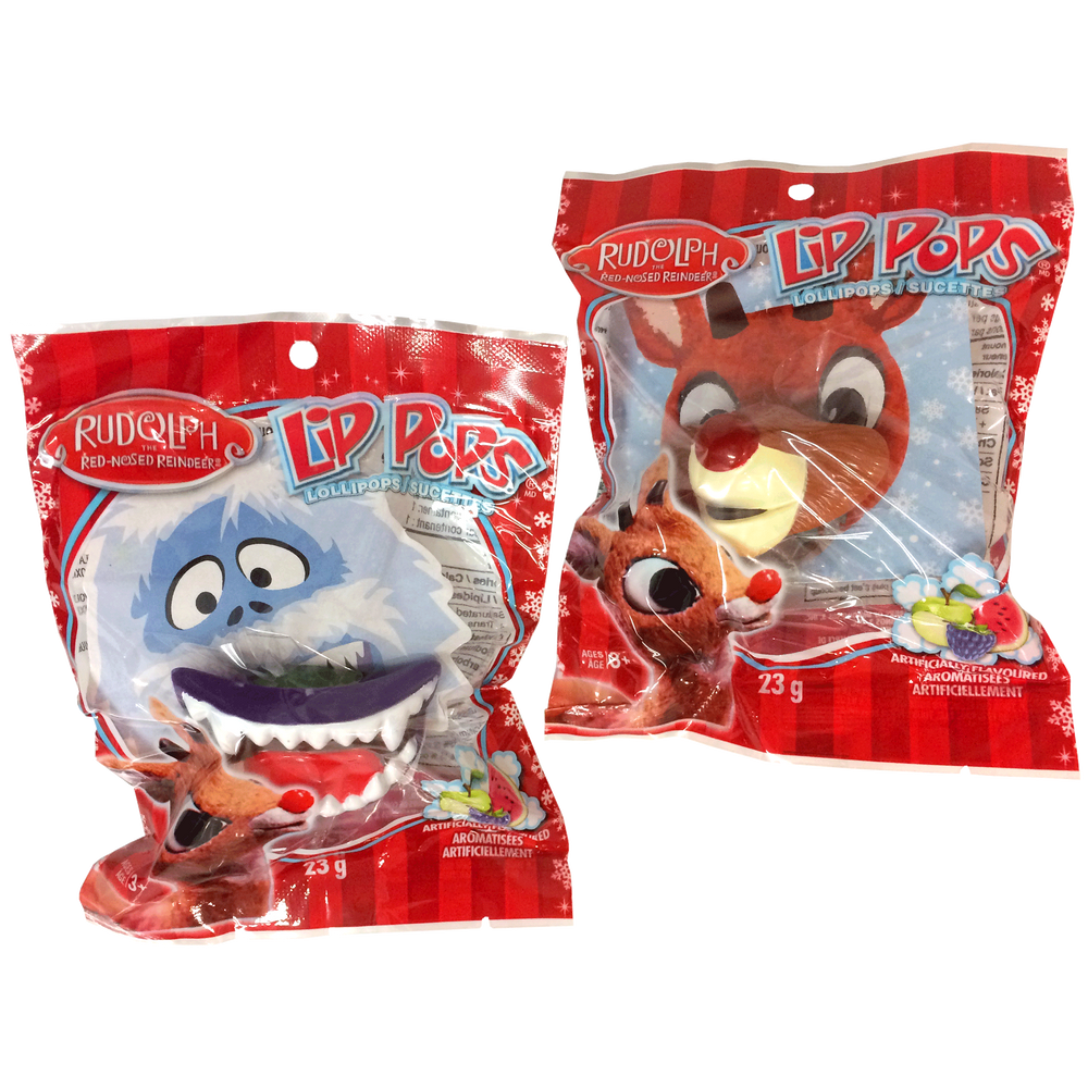 Rudolph Lip Pops, 23-g | Party City