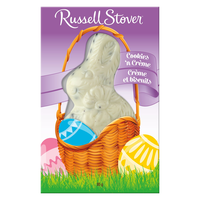 Lapin de Pâques Russel Stover biscuits et crème, 85 g Front_Flat