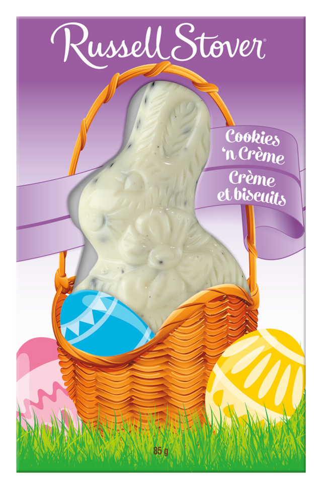 Russel Stover Cookies & Cream Easter Bunny, 85-g | Party City