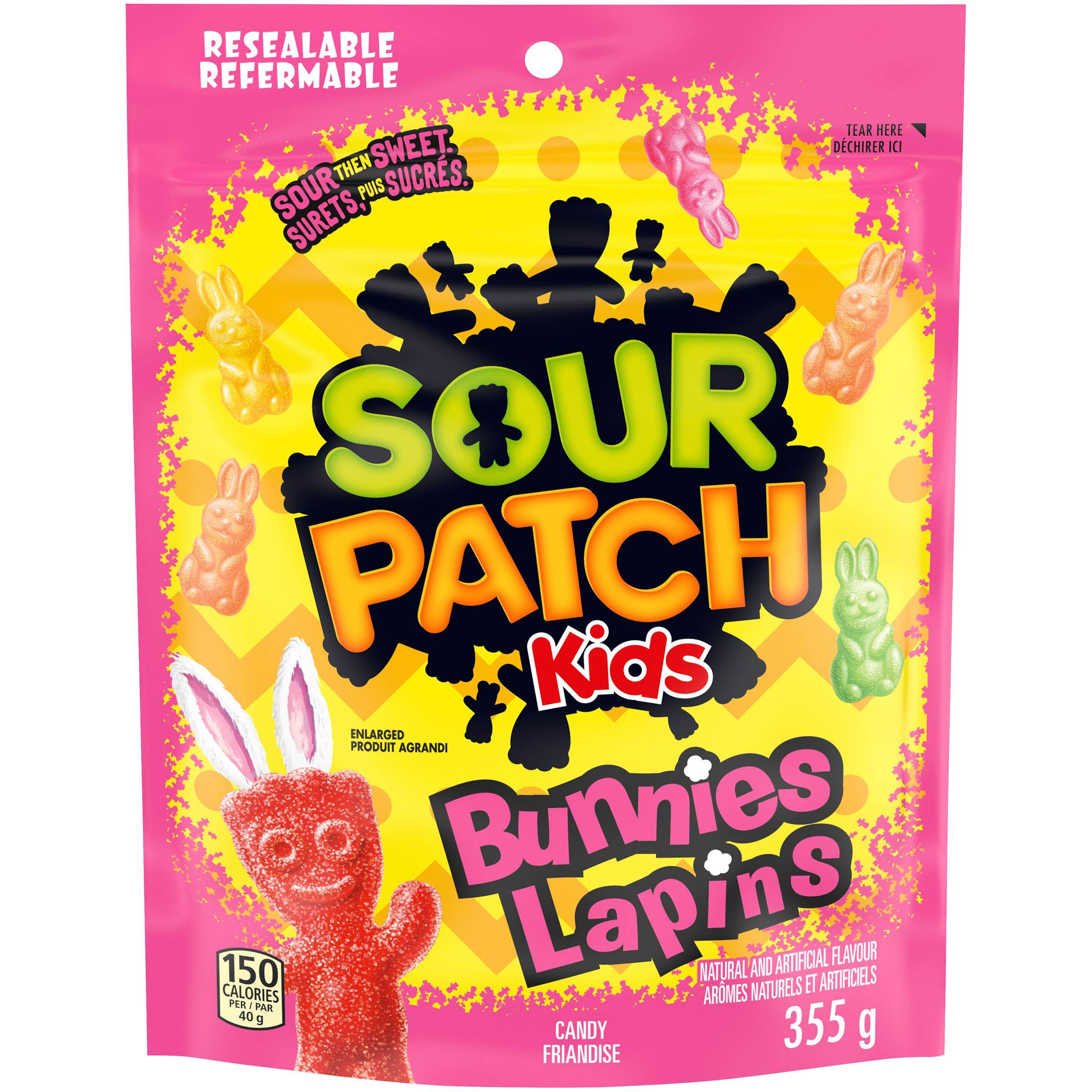 Sourpatch Easter Bunny, 355-g Front_Flat