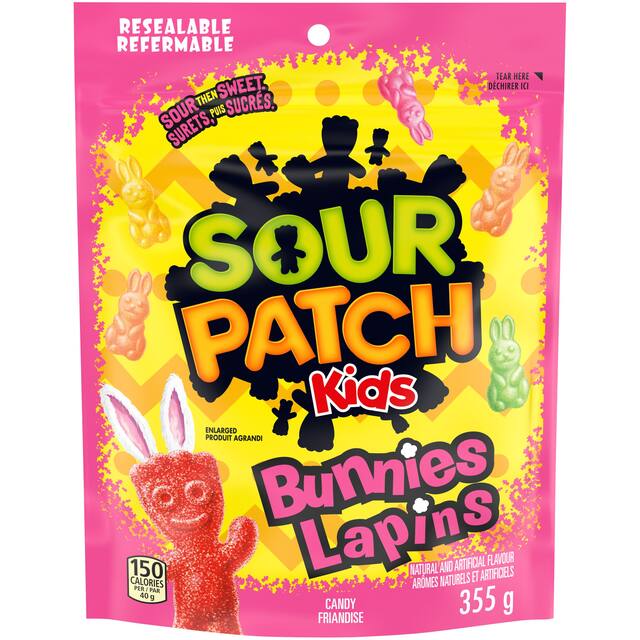 Sourpatch Easter Bunny, 355-g Front_Flat
