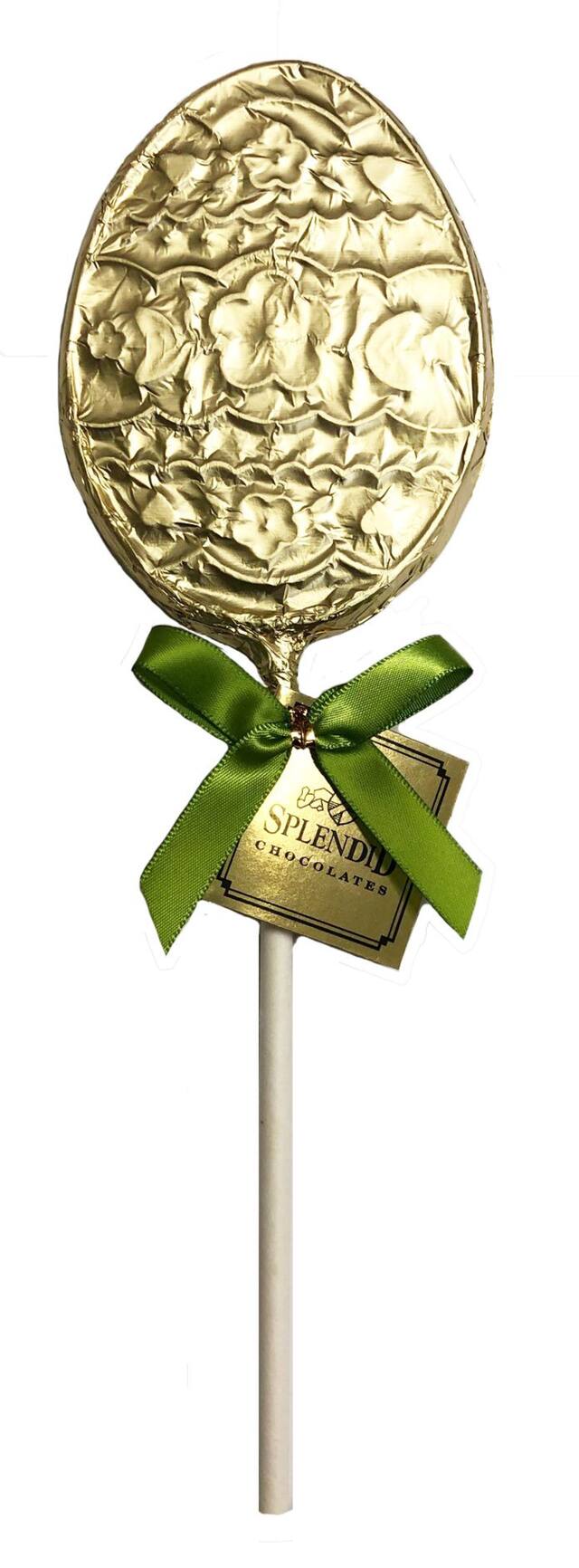 Milk Chocolate Foiled Egg Pops Front_Flat