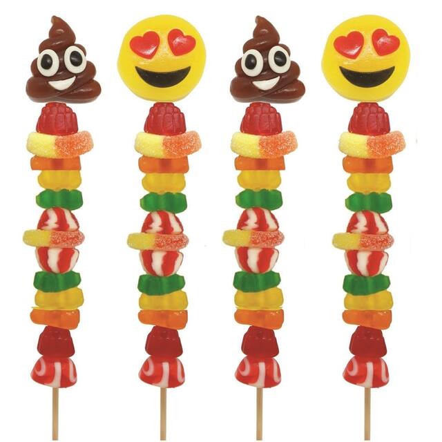 Emoji Candy Skewer, 70-g Front_Flat