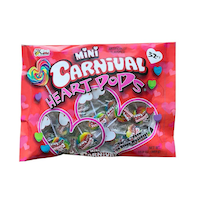 Mini Carnival Heart Pops, 383-g Front_Flat