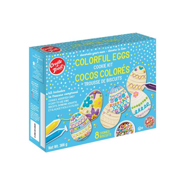 Create-A-Treat Colourful Eggs Cookie Kit, 336-g Front_Three_Fourths_Angled_Right