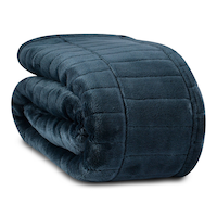 Nemcor Recycled Brick Jacquard Blanket, King Front_Three_Fourths_Angled_Right