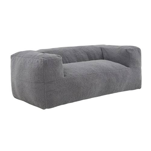 Primo Redd Sealy Upholstered Foam Sofa Lounger, Grey