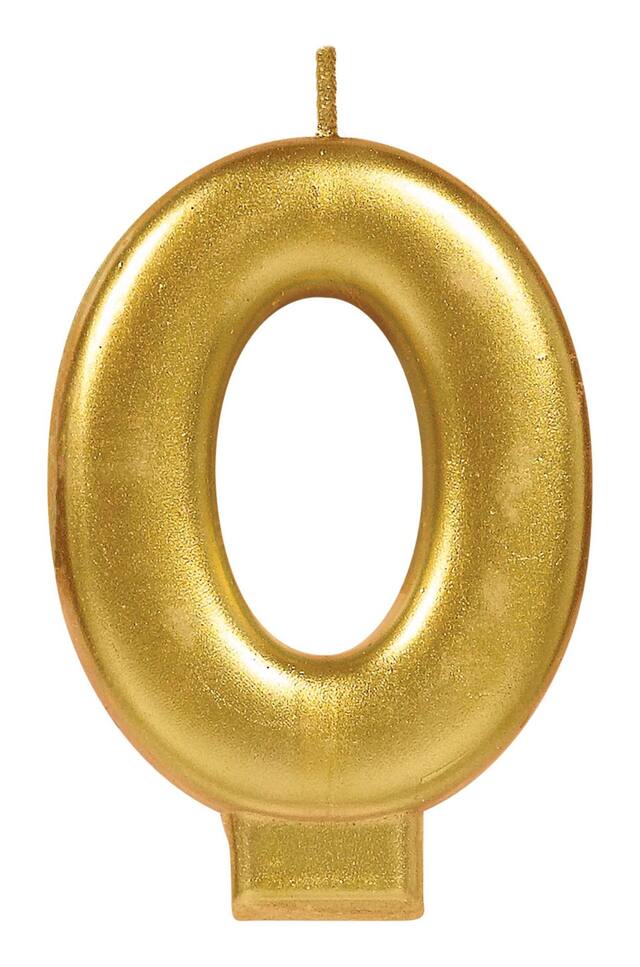 #0 CANDL 3" GLD MTLC