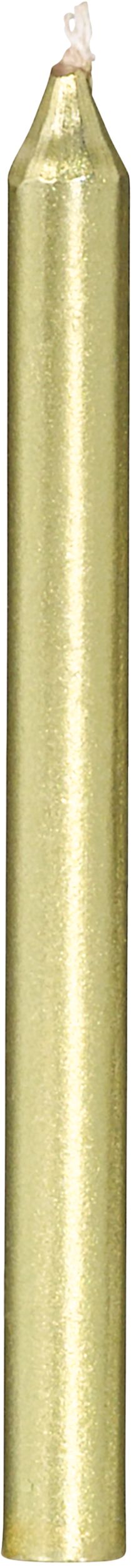 Metallic & Glitter Wax Candles, Pink/Gold, 3.25-in, 12-pk, for Birthday Party Front_Flat