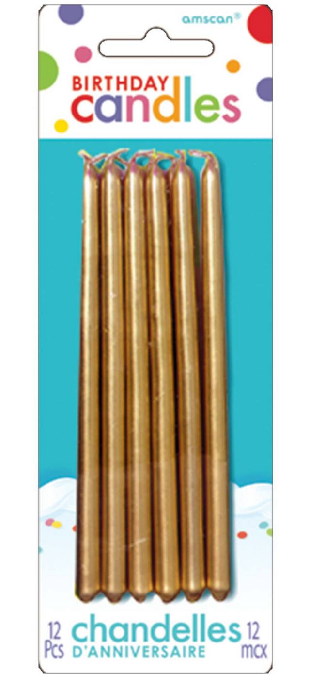 Tall Birthday Candles, 12pk Party City
