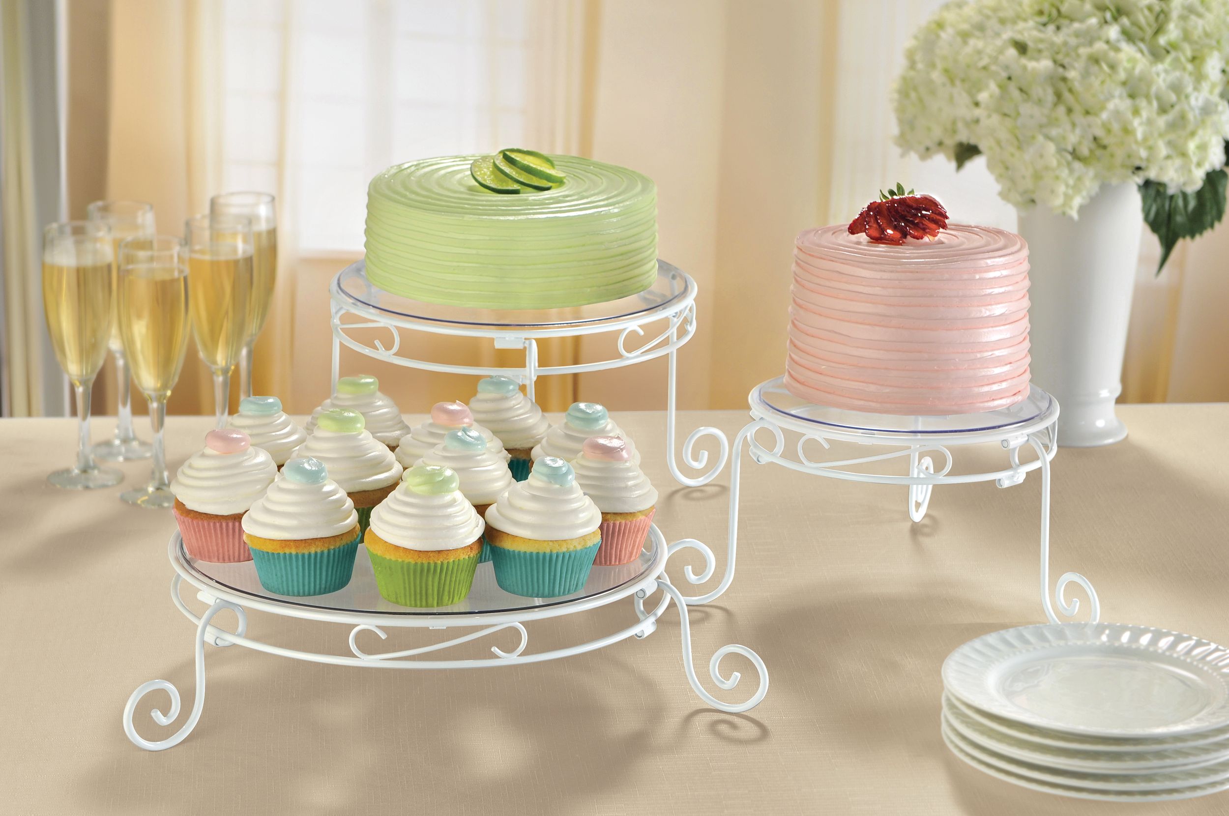 Adjustable Cake Stand Set, 15-pc | Party City