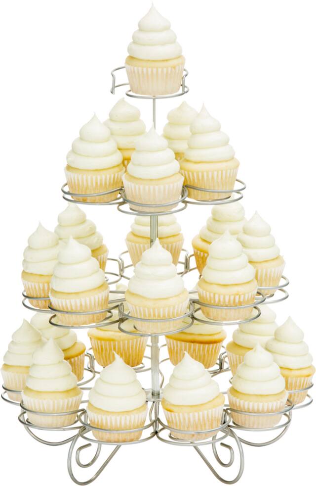 Silver Wire Mini Cupcake Stand Party City