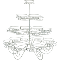 4-Tier Cupcake Wire Stand Front_Elevated