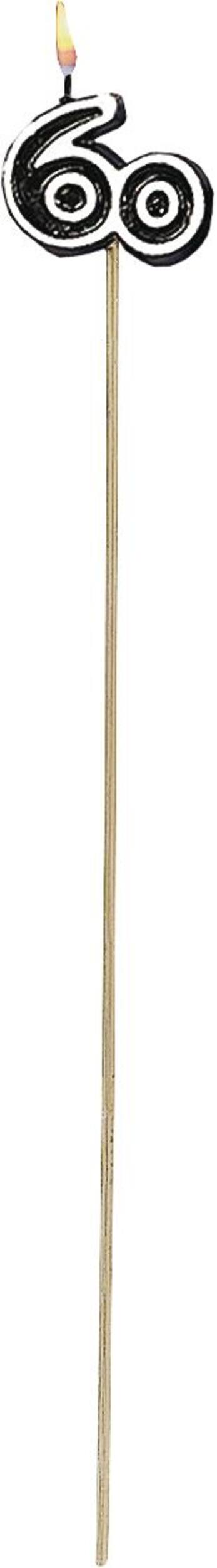 Bougies sur cure-dents d'anniversaire de basketball, paq. 6 Front_Flat