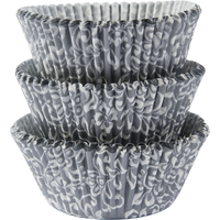 Silver & White Scroll Baking Cups, 75-pk Front_Flat