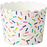 Mini bols festonnés à paillettes colorées, paq. 36 Front_Elevated