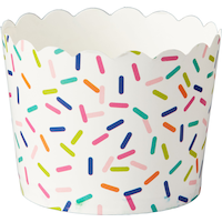 Mini Colourful Sprinkles Scalloped Bowls, 36-pk Front_Elevated