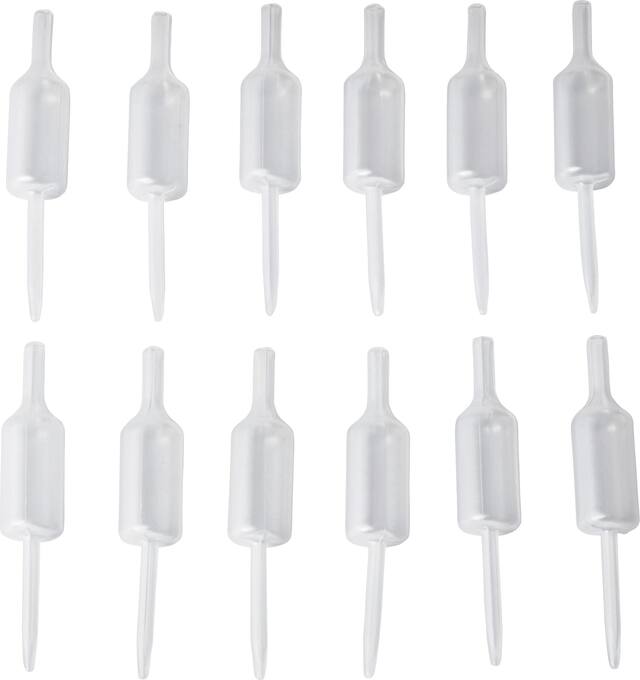 Wilton Shot Tops Falvour Infusers, Clear, 12-pk, for Birthday/Baby Shower/Anniversary/Wedding Front_Flat