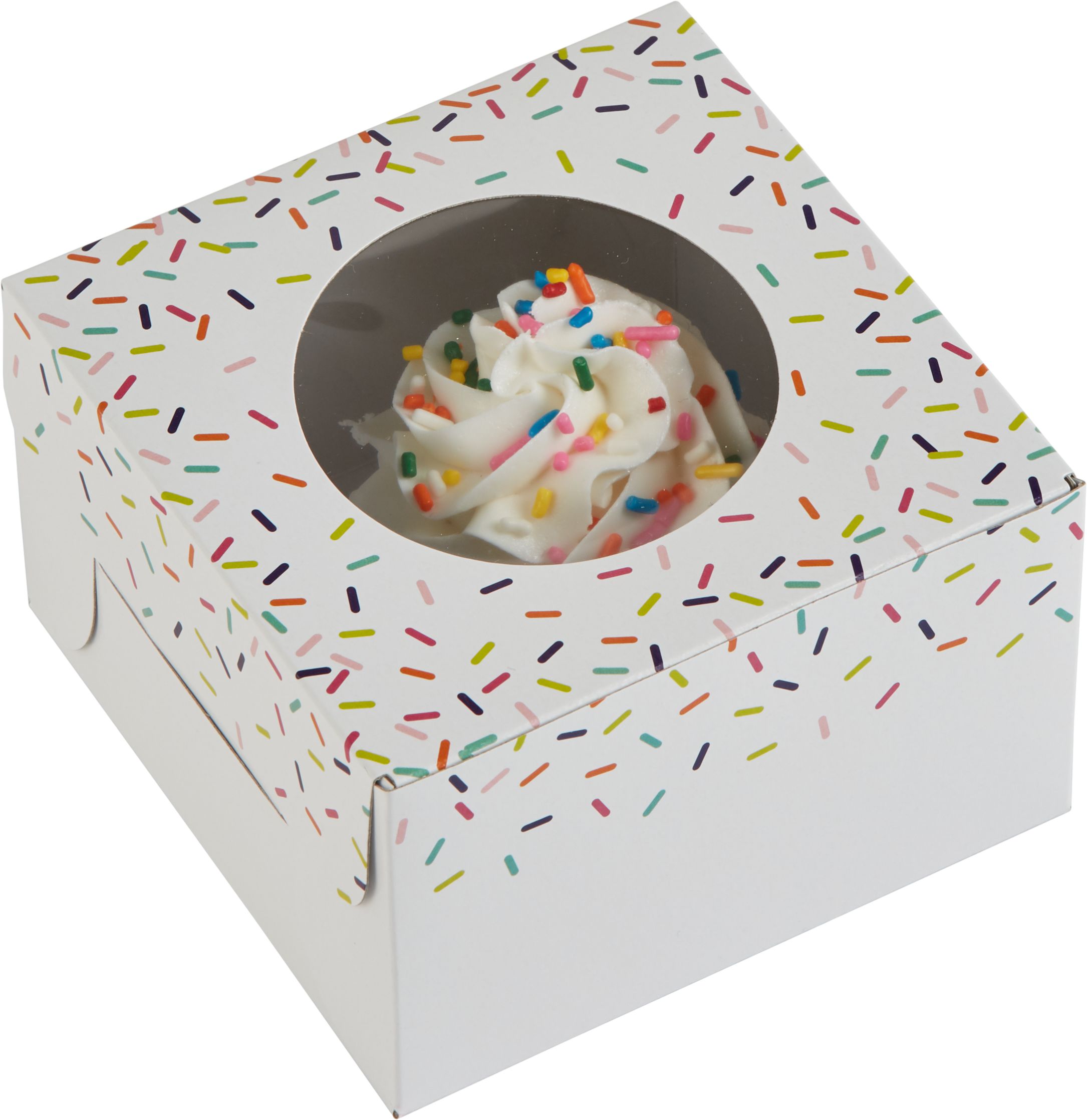 Colourful Sprinkles Window Treat Boxes, 3-pk Overhead_Plunge