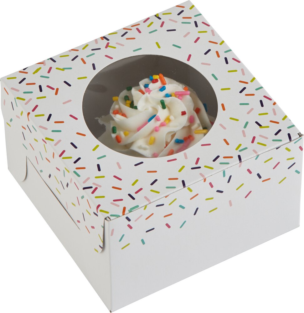 Colourful Sprinkles Window Treat Boxes 3 Pk Party City