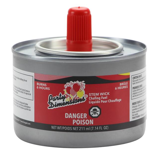 Mèche pour combustible en gel, argent, 7,14 oz, pour réchauffer les aliments Front_Elevated