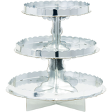 Silver Cupcake Stand Front_Elevated