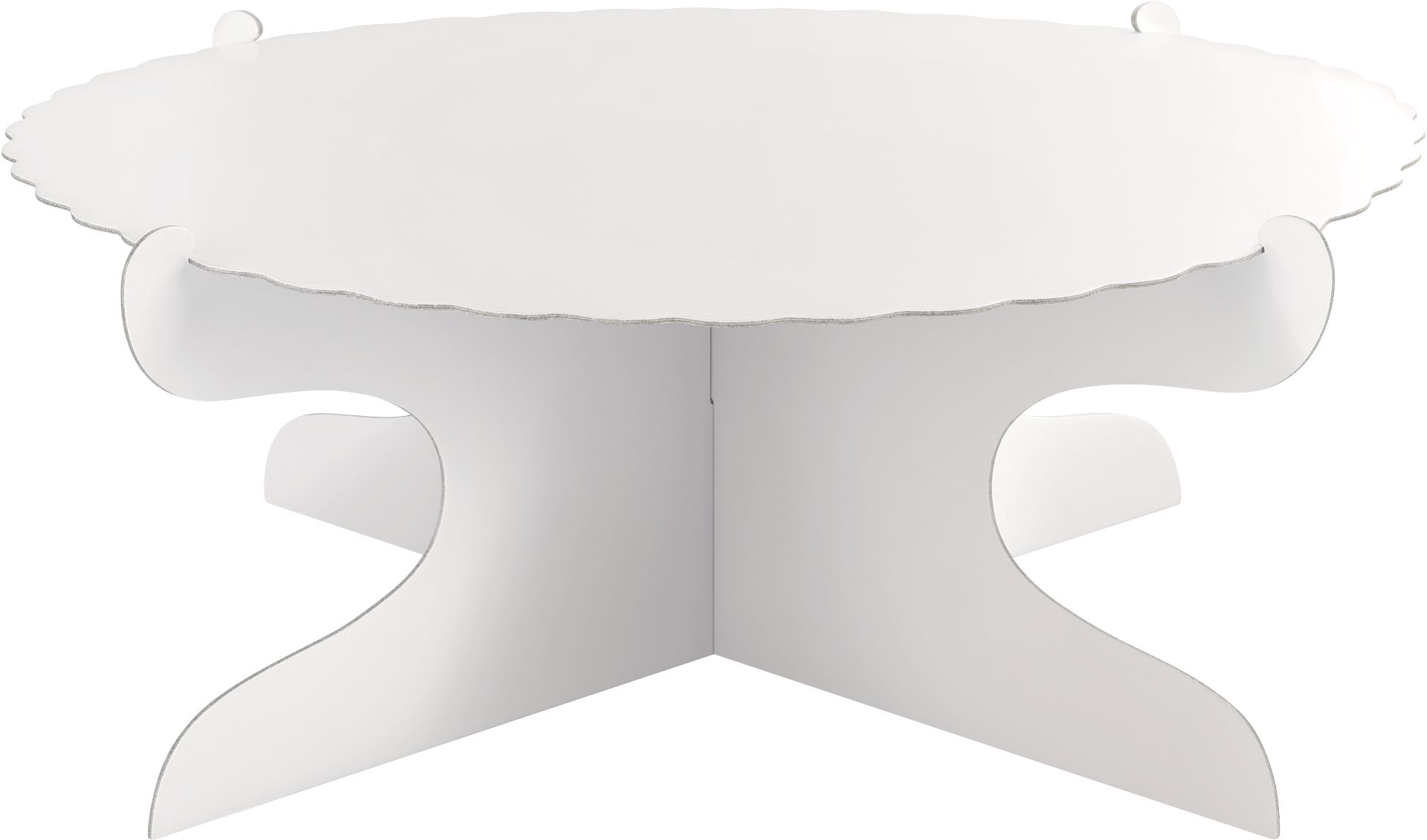 14IN WHT CAKE STAND