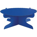 Présentoir à gâteau bleu royal Front_Elevated