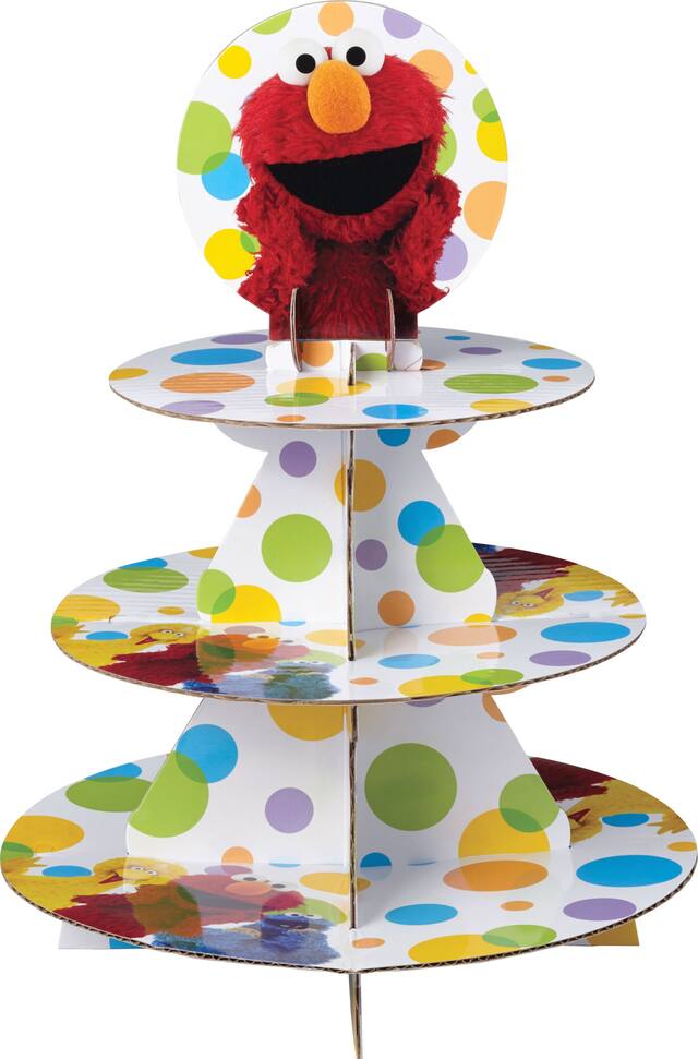 Wilton Elmo Cupcake Stand, 11.8-in x15-in Front_Elevated
