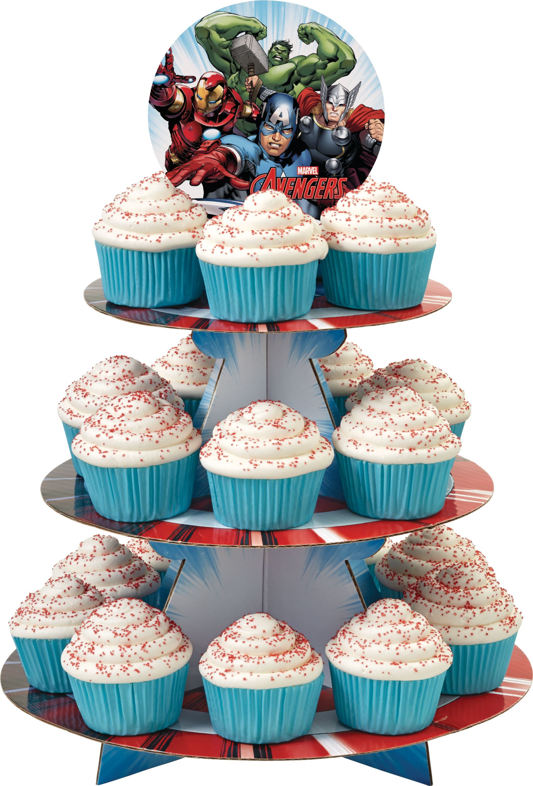 Plateau à gâteries Avengers Front_Elevated