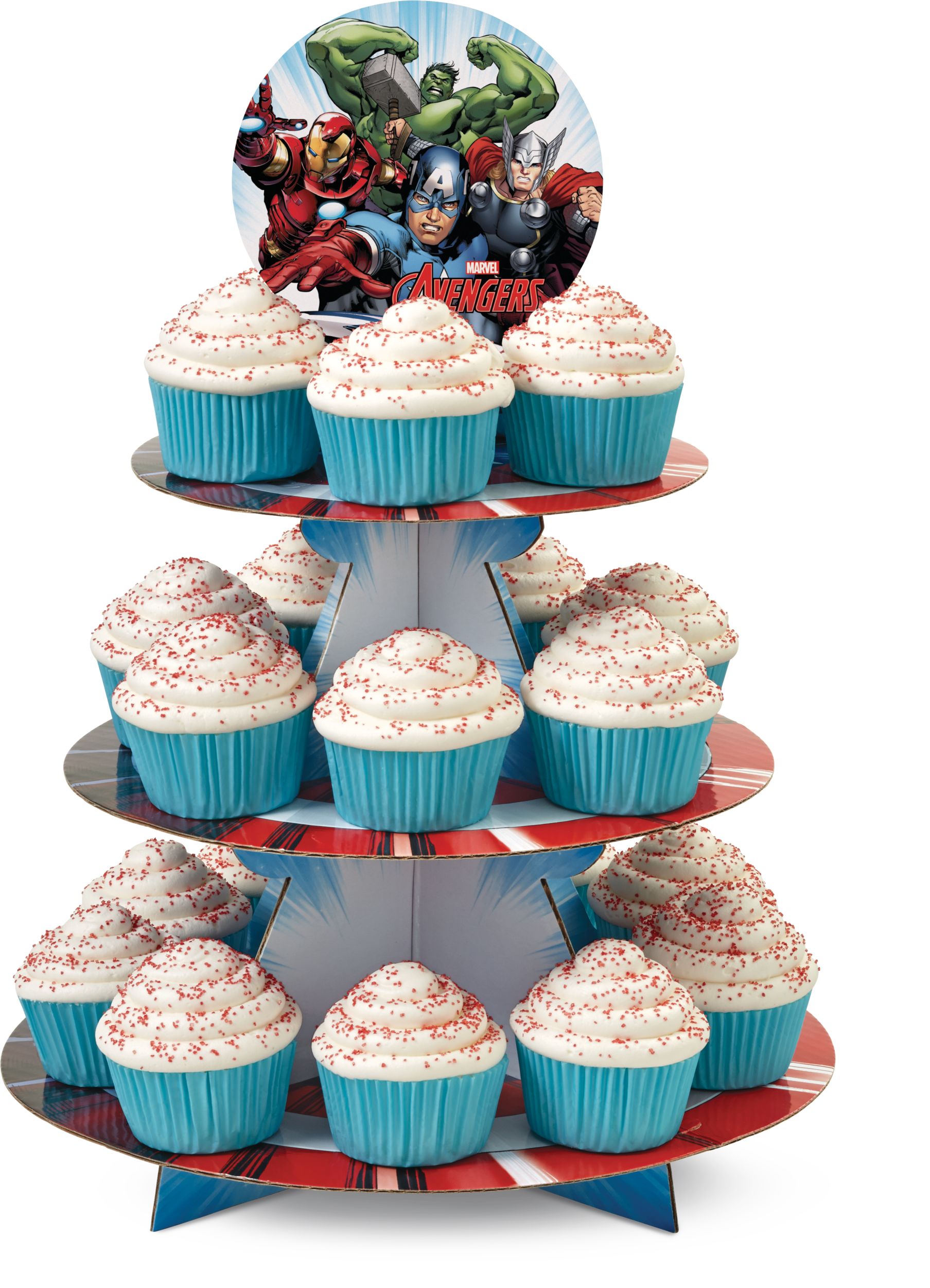 Plateau à gâteries Avengers Front_Elevated