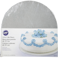 Wilton Silver Cake Base, 14-in, 2-pk Front_Flat