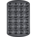 Cavity Mini Muffin Pan, 24-Cup Overhead_Flat