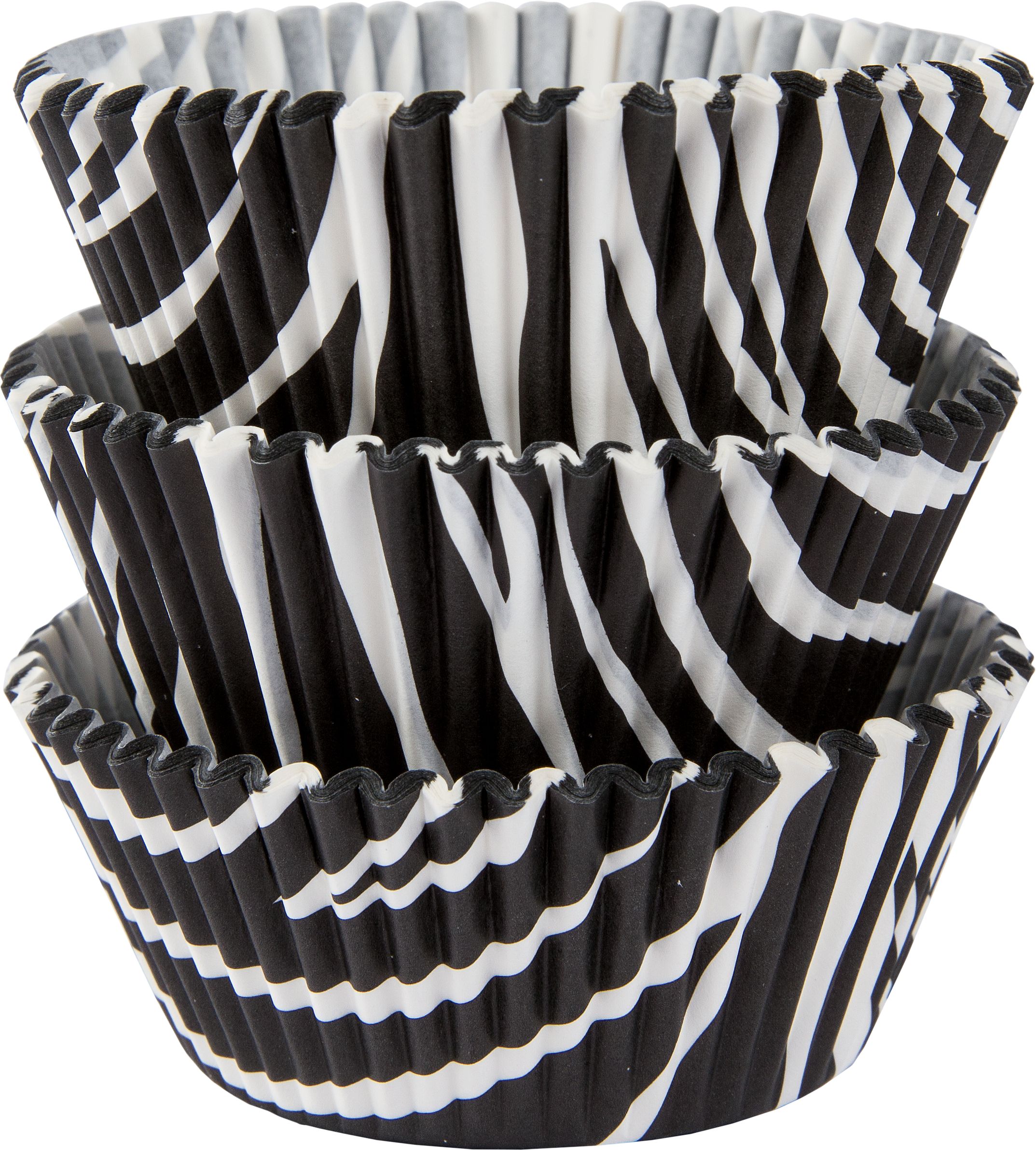 Zebra Baking Cups, 75-pk Composite_or_Mixed