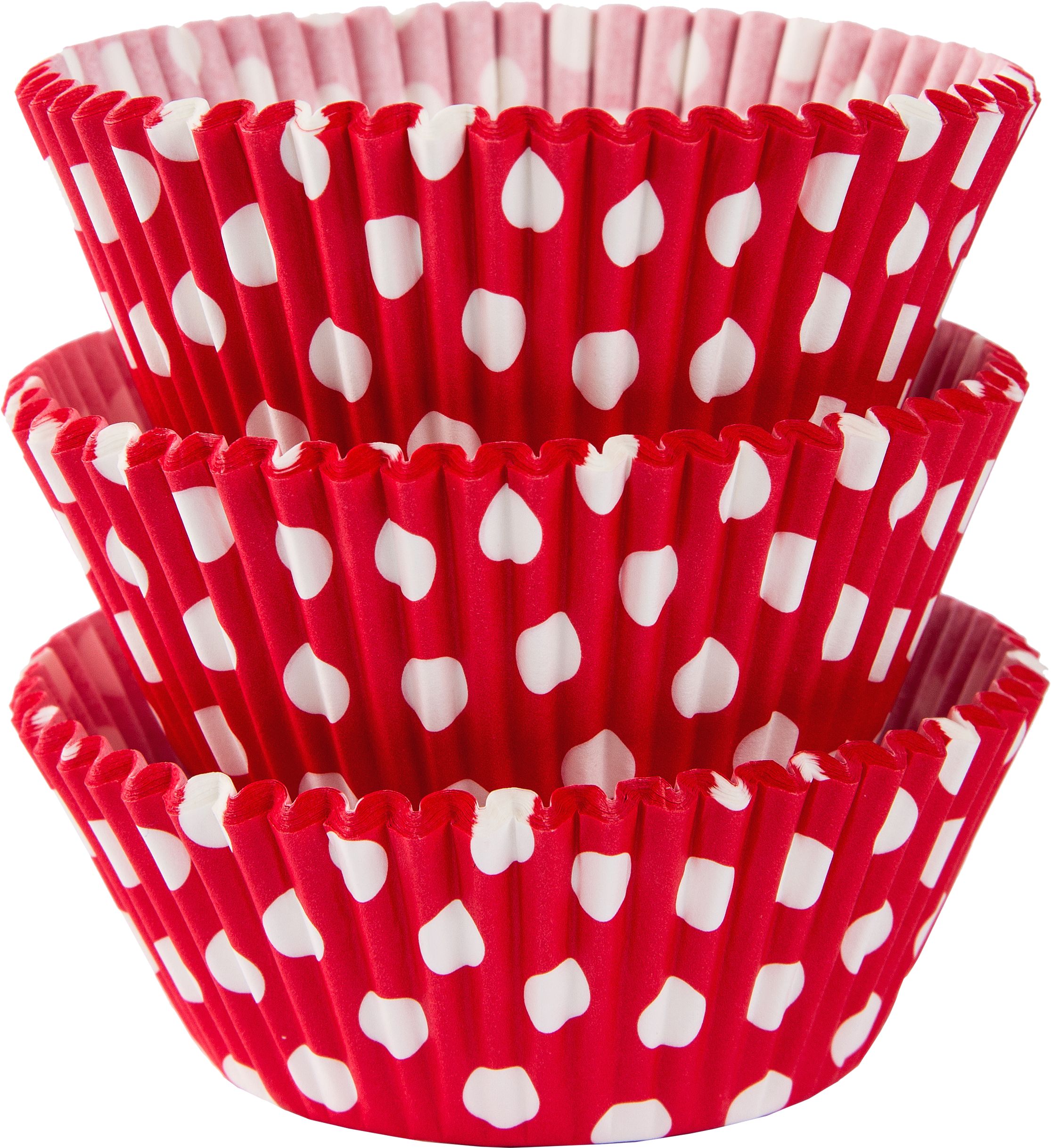Red Polka Dot Baking Cups, 75-pk Composite_or_Mixed