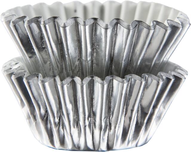 Mini Baking Cups, Silver, 1.25-in, 75-pk, for Birthday/Baby Shower/Anniversary/Wedding Front_Elevated