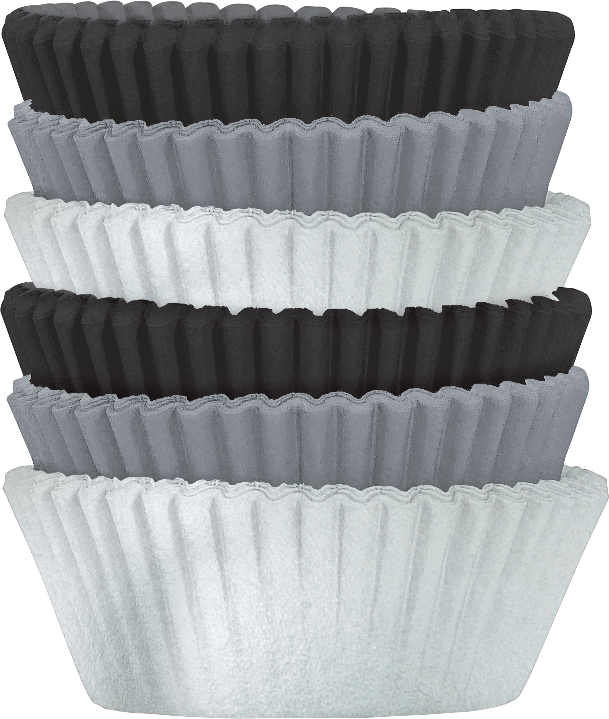 Black & Silver Baking Cups, 150-ct Composite_or_Mixed