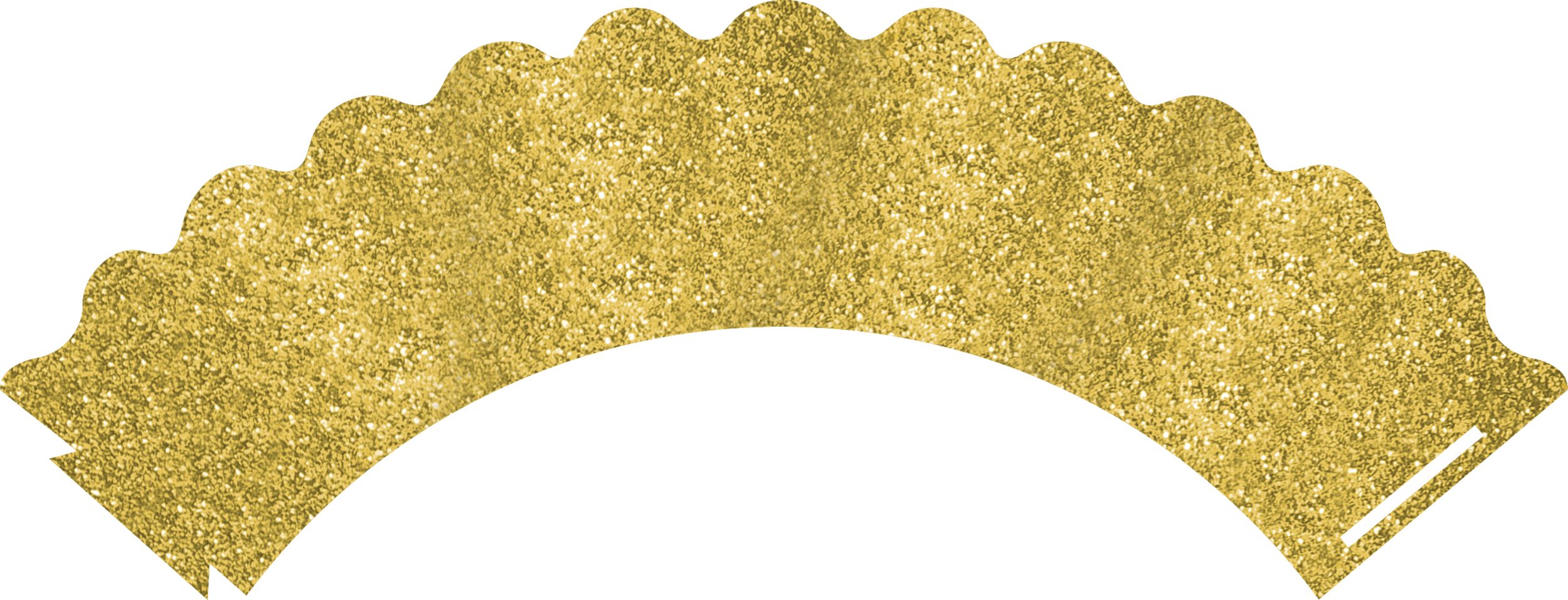 Décorations à petits gâteaux, doré, paq. 72 Front_Flat