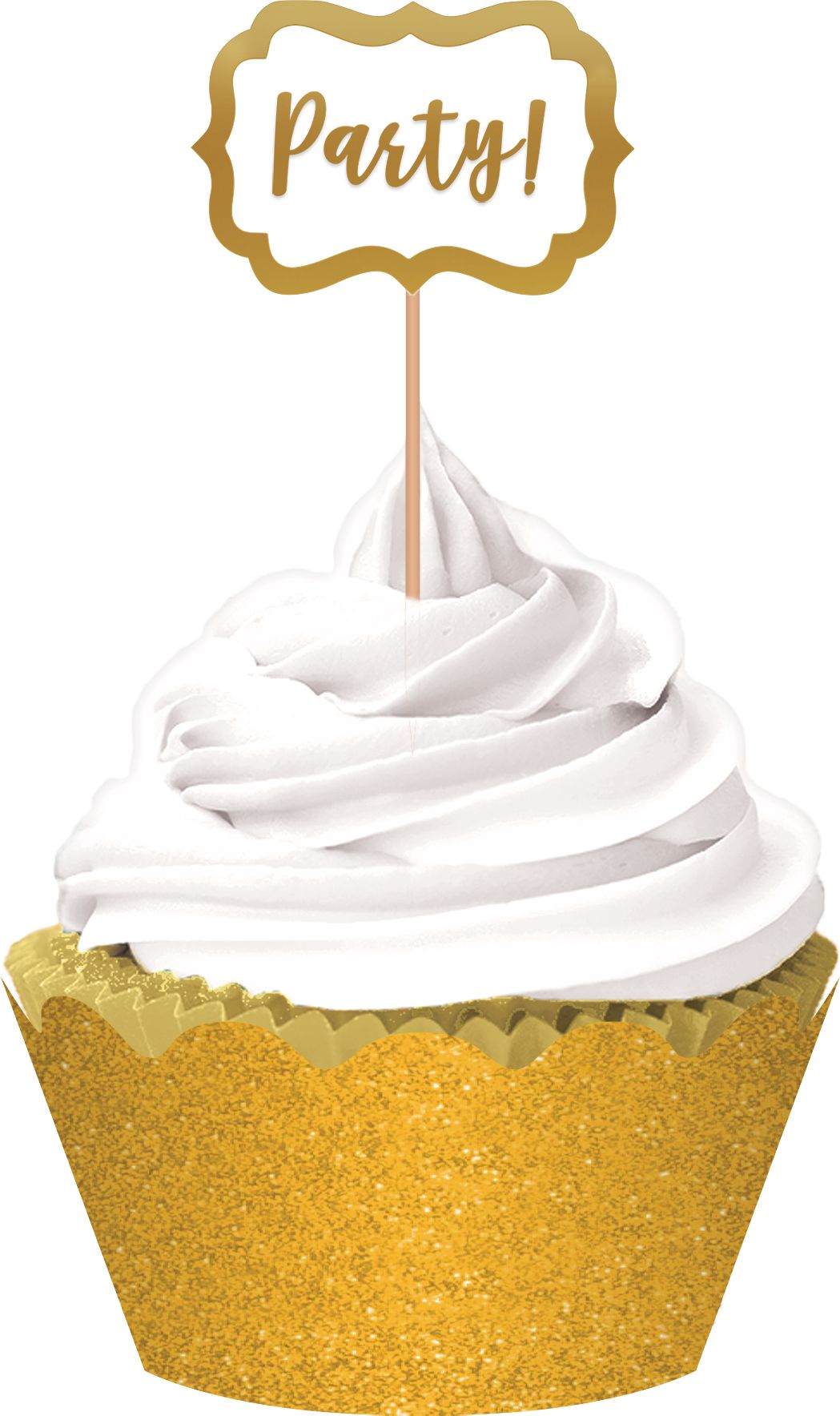 Décorations à petits gâteaux, doré, paq. 72 Composite_or_Mixed