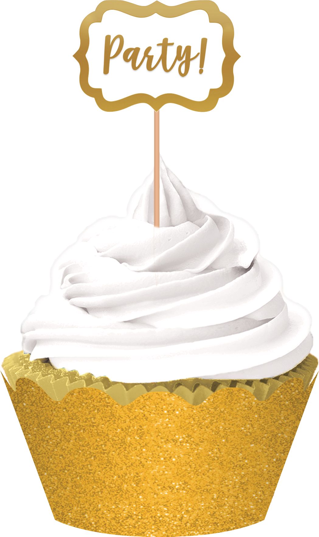 Décorations à petits gâteaux, doré, paq. 72 Composite_or_Mixed