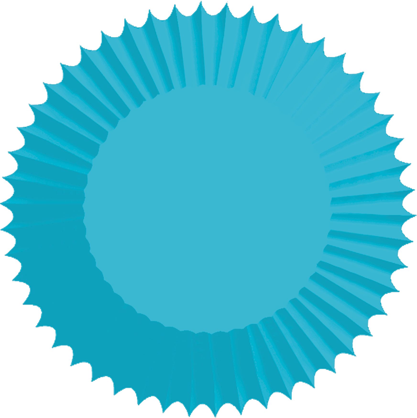 Cupcake Decorating Kit, Caribbean Blue, 72-pc Overhead_Flat