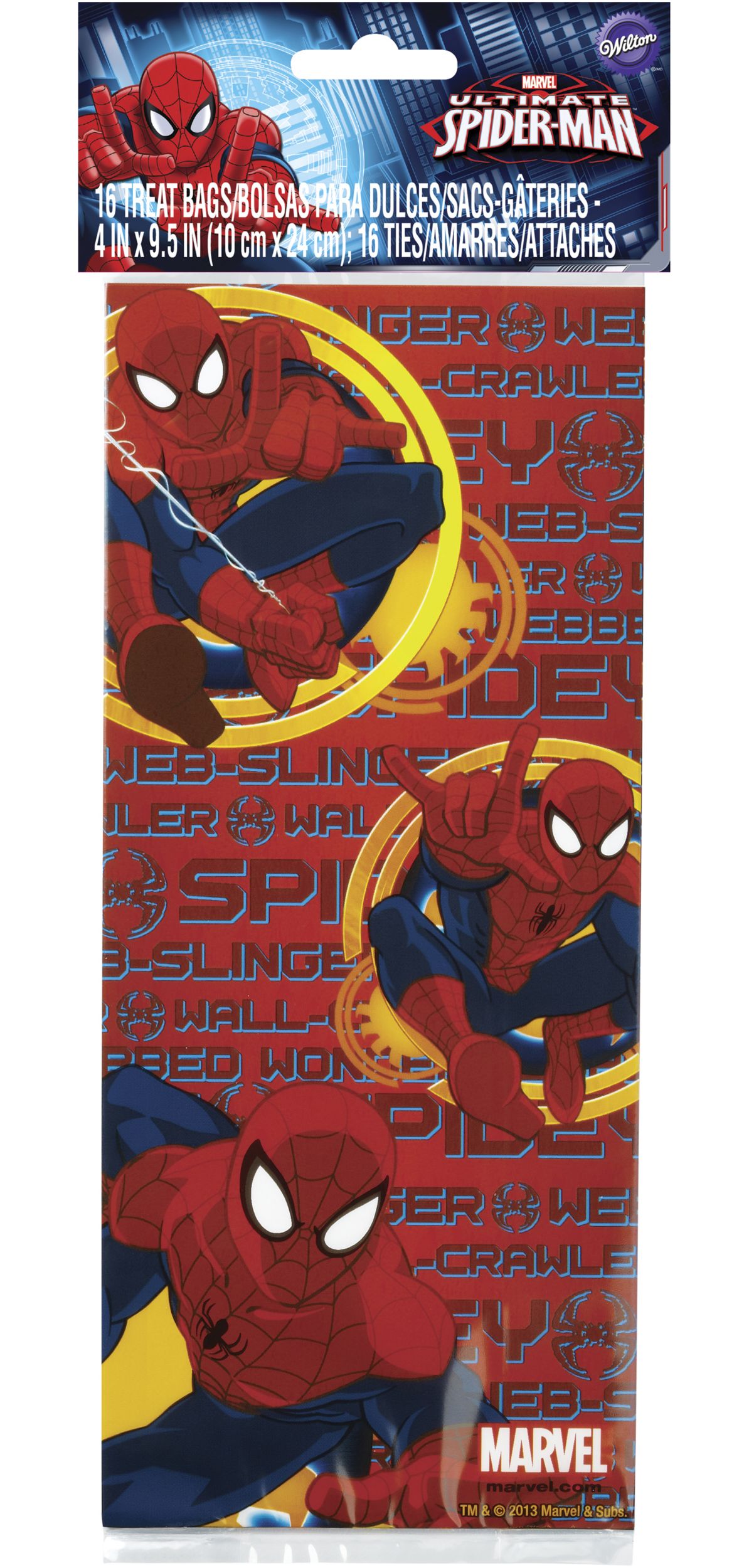 Sac à friandises Ultimate Spider-man, paq. 16 Front_Flat